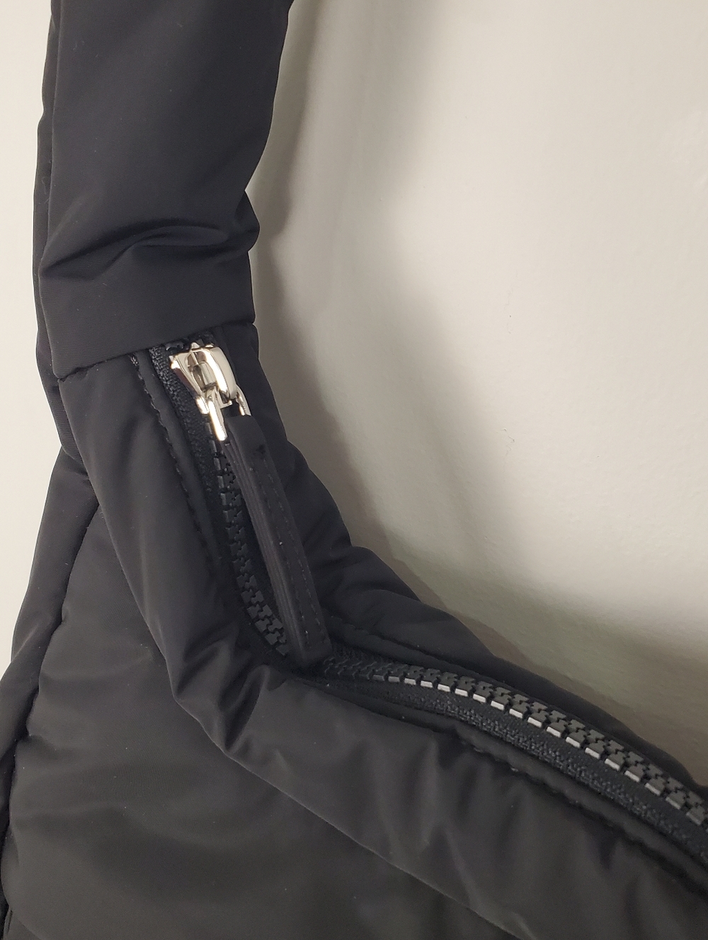 Athleta All About Small Crossbody Hobo Bag Black - Picture 7 of 16